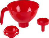 Jar Funnel with Adjustable Handle- 3pc