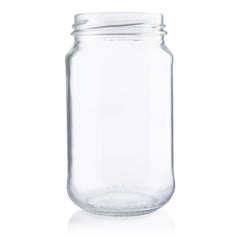Glass Jar Round Flint with RTS Twist Top