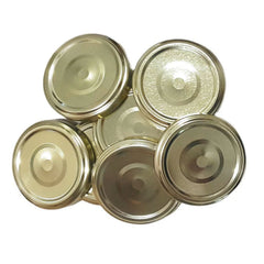 Gold Metal Jar Lid