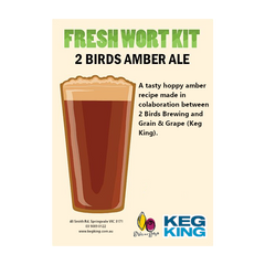 Two Birds Amber Ale - Artisan Ale FWK