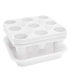 Bottle Drainer 18 -with 2 x 9 bottles with Tray
