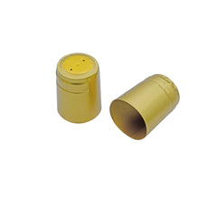 Gold Heat Shrink Capsule 100 Pack