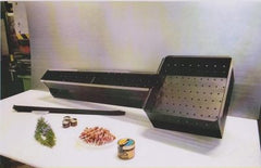 Arrosticini / Skewer Charcoal BBQ Professional Stainless Steel Frame (nqr Display)