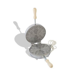 CBE Electric Waffle Pizzelle Maker 4 Flowers
