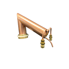 Pure Distilling Copper Pot Condenser with D.60mm / Thermometer