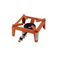 OMAC Drago BBQ Orange Gas Burner 1 Ring