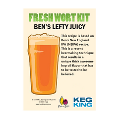 Bens Lefty Juicy NEIPA Artisan Ale FWK [includes 2x dry hops]