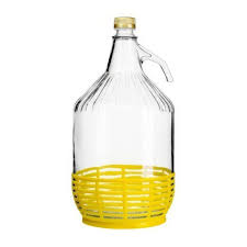 Plastic Basket Yellow Base for 5 L Demijohn
