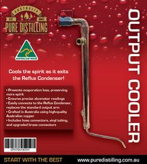 Pure Distilling Reflux Condenser Output Cooler