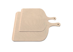 Wood Pizza Lifter Paddle with Short Handle 53 x37cm