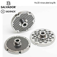 Salvinox Italian Meat Grinder Plate No 32 With Hub